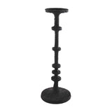 Mud Pie MP 40960049 Black Metal Candlestick