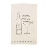 Mud Pie MP 41500276 Drink Dish Towel