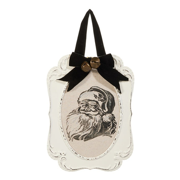 Raz Imports RZ 4521347 Santa Embossed Wall Art 12in
