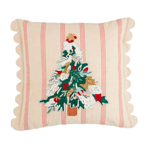 Mud Pie MP 41601044xx Striped Embroidery Pillow – Piper Lillies
