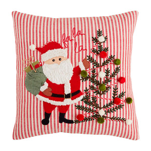 Mud Pie MP 41601063 Fa La La Santa Pillow