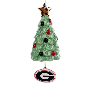 GLORY HAUS GH 4200160002 UGA LOGO CHRISTMAS TREE ORNAMENT