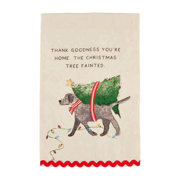 Mud Pie MP 42170135 Christmas Pet Towels