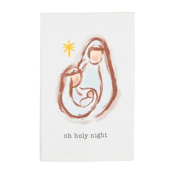 Mud Pie MP 42170143O Oh Nativity Cotton Towel