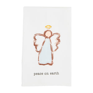 Mud Pie MP 42170143P Peace Nativity Cotton Towel