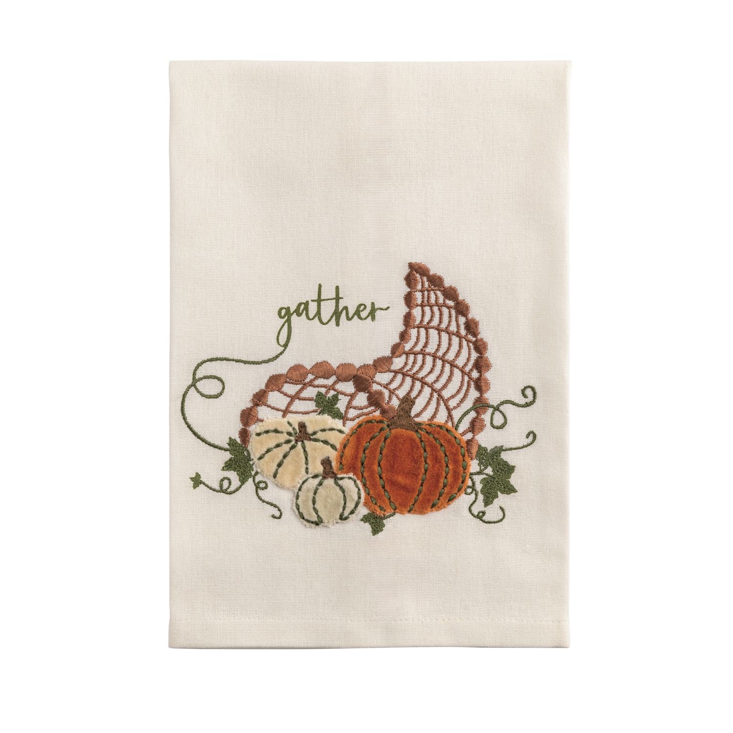 Mud Pie Gather Velvet Hand Towel - Thumbnail 2