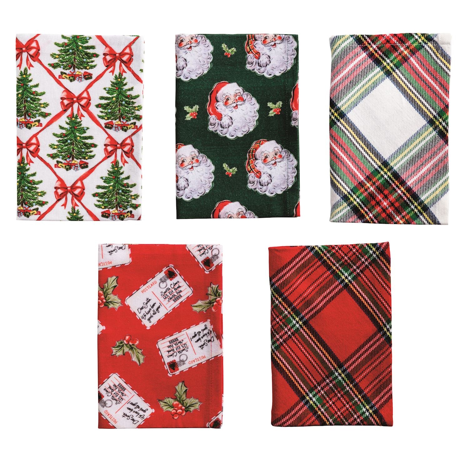 Mud Pie Classic Christmas Tea Towel - Thumbnail 2