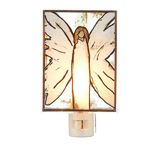 Raz Imports RI 4219059 6" Stained Glass Angel Night Light