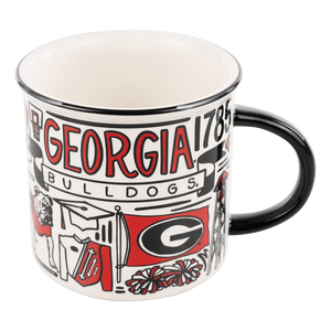 GLORY HAUS GH 4227163402 UGA COLLAGE CAMPFIRE MUG