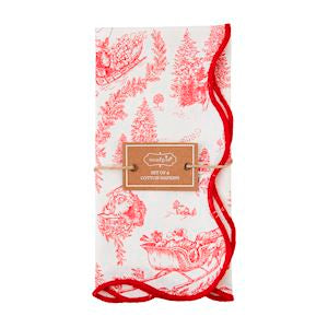 Mud Pie Toile Dinner Napkin