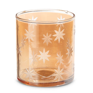 RAZ IMPORTS RZ 4438319 3.5" ETCHED GOLD STAR CONTAINER