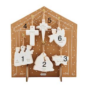 Mud Pie MP 46700378x Nativity Ornament Group - 6 Styles