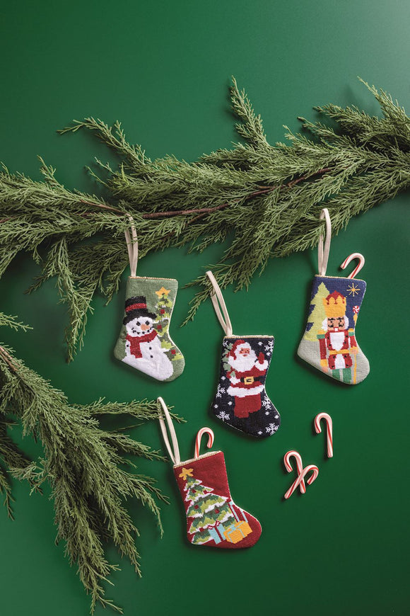 Mud Pie MP 46700405x Mini Needlepoint Stocking - 4 Styles