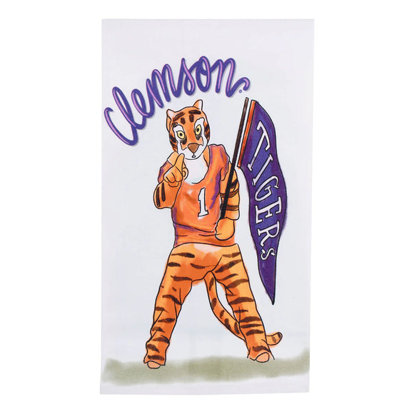 Glory Haus GH 470173412 Clemson Mascot Tea Towel