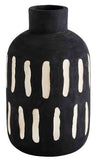 Mud Pie MP 47700345xx Carved Black Wood Pot