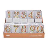 Mud Pie MP 49800276xx Number Birthday Candles - 10 Styles