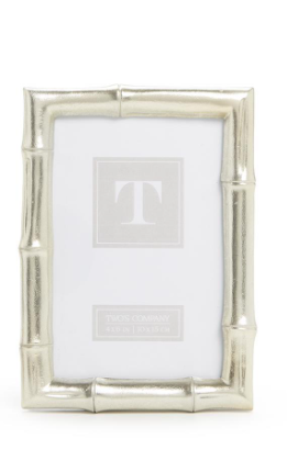Two's Company TC 54783x Silver Faux Bamboo Photo Frame - 2 Sizes ...