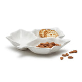 Two's Company TC 54320 Leaf Sectional Dish