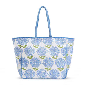 Two's Company TC 54341 Hydrangea Printed Tote Bag