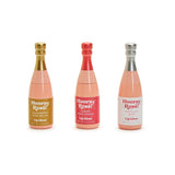 Two's Company TC 54476x Hooray Rose! Champagne Bottle Lip Gloss -3 Scents