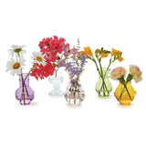 Two's Company TC 54997x Verre Hand-Blown Bud Vases Hand-Blown Glass - 5 Colors