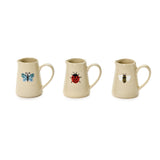 Two's Company TC 55018-20x Enchanted Garden Small Pitcher with Hand-Painted Accent Stoneware - 3 Designs