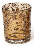 Two's Company TC 55700x Gold Leaf Tealight Candleholder - 3 Styles