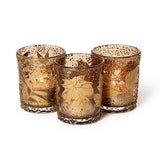 Two's Company TC 55700x Gold Leaf Tealight Candleholder - 3 Styles