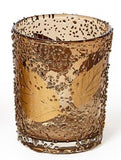 Two's Company TC 55700x Gold Leaf Tealight Candleholder - 3 Styles
