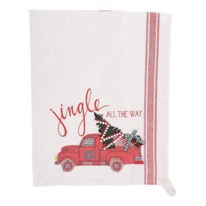 Glory Haus GH 70150550 Jingle Truck Tea Towel