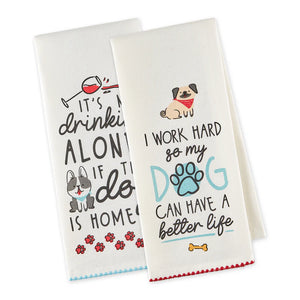 DESIGN IMPORTS DI 755312 MUTTS ABOUT YOU DISHTOWELS