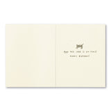 Compendium CD 7541 "In a perfect world, it rains kittens on your birthday..." Belated Birthday Card