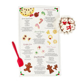 Two's Company TC 80422 Holiday Recipes Dish Towel & Spatula Gift Set