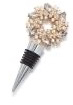 Two's Company TC 82276-20 Holiday Wreath Jeweled Bottle Stoppers In Gift Box