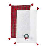 Two's Company TC 82280-20 Tartan & Traditions Set of 2 Dish Towels
