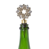 Two's Company 26 82889xx Holiday Wreath Jeweled Bottle Stoppers - 3 Colors