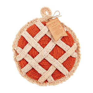 Mud Pie MP 41170071 Crochet Pie Pot Holder