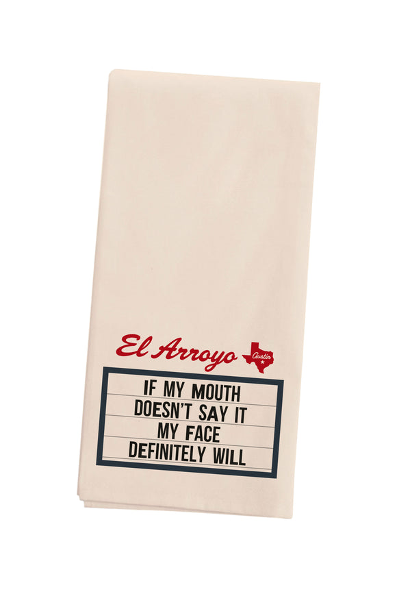 El Arroyo EA TEA0022 Tea Towel - My Face