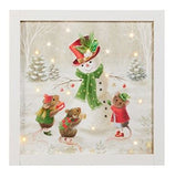 Raz Imports RZ 4516604x A Very Mouse Christmas Lit Print, 14in - 2 Styles
