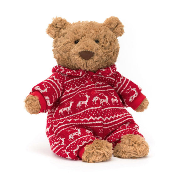 Jellycat JC BARM2WPJ Bartholomew Bear Winter Pajamas