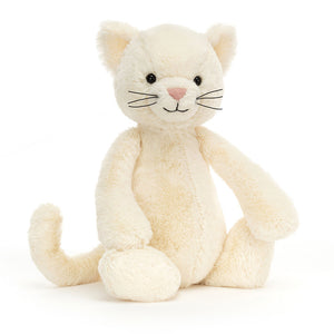 JELLYCAT JC BAS3KIT BASHFUL CREAM KITTEN MEDIUM