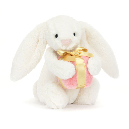 JELLYCAT JC BB6PR BASHFUL BUNNEY WITH PRESENT LITTLE