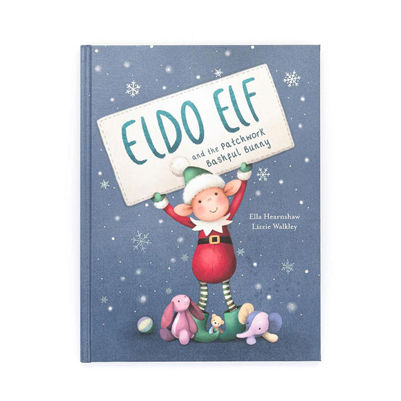 Jellycat Inc JI BK4ELD Eldo Elf and the Patchwork Bashful Bunny Book