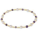 eNewton Design 26 BEXPESINP4xx Extends Pearl Sincerity Pattern 4mm Bead Bracelet