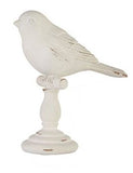 Raz Imports RZ 4211051x Distressed White Bird Finial, 5.25in - 2 Styles