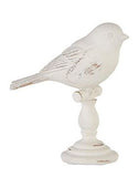 Raz Imports RZ 4211051x Distressed White Bird Finial, 5.25in - 2 Styles