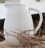 Casafina Stoneware CF GOZ201-SAL Costa Nova "Brisa" Pitcher, Salt