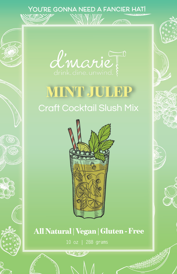 d'Marie Inc DI CC05 Mint Julep Cocktail Slush Mix 10oz