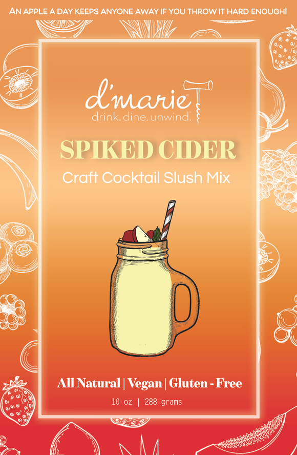 d'Marie Inc DI CC08 Spiked Cider Cocktail Slush Mix 10oz