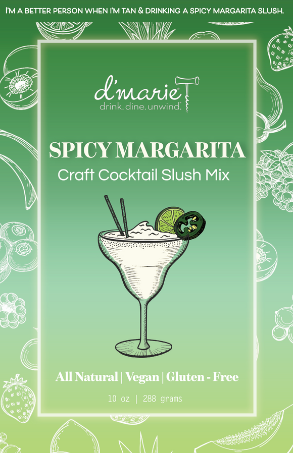 d'Marie Inc DI CC09 Spicy Margarita Cocktail Slush Mix 10oz